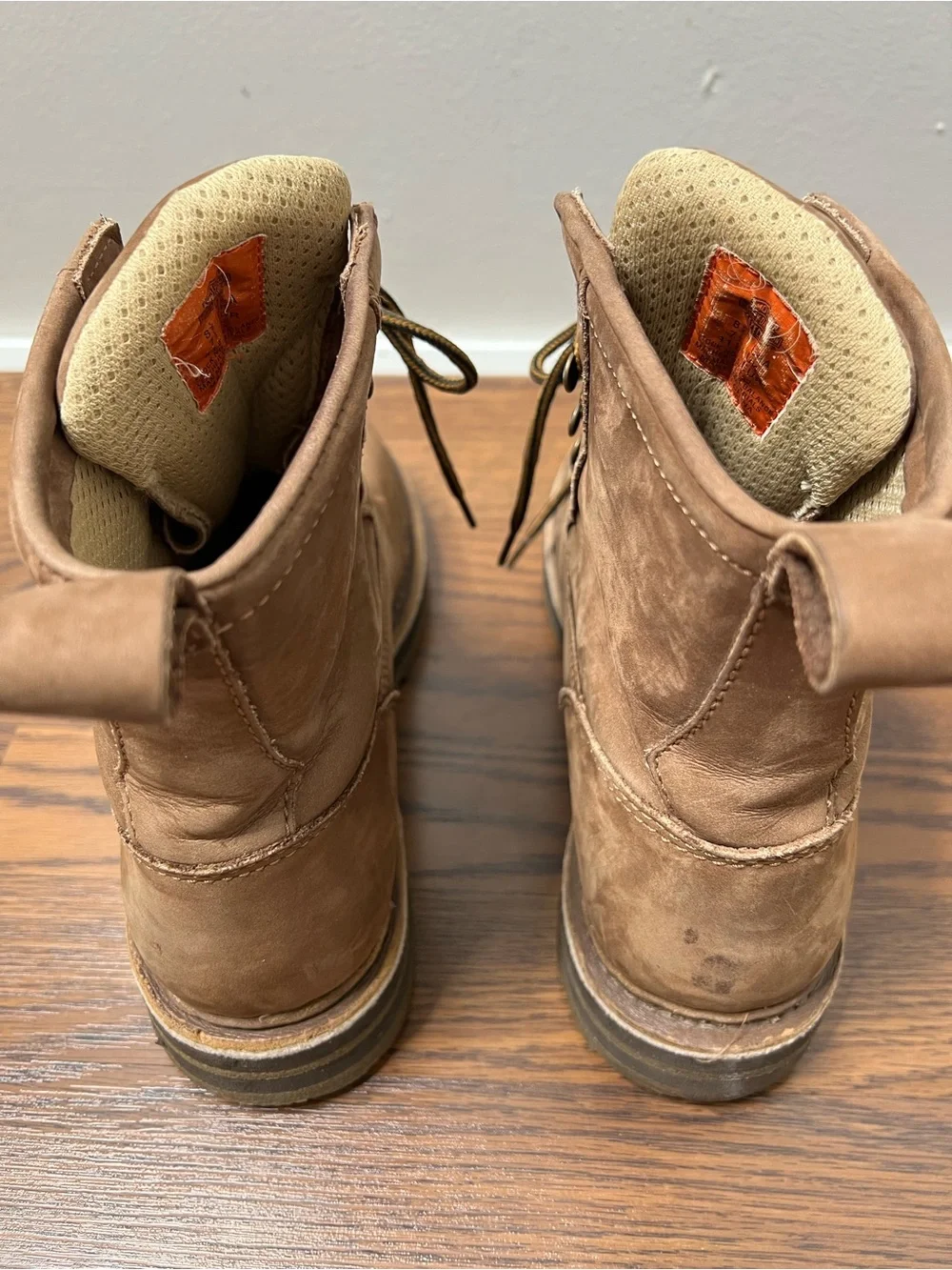 Harley-Davidson Leather Combat boots with a winged emblem detail size Men’s 8.5